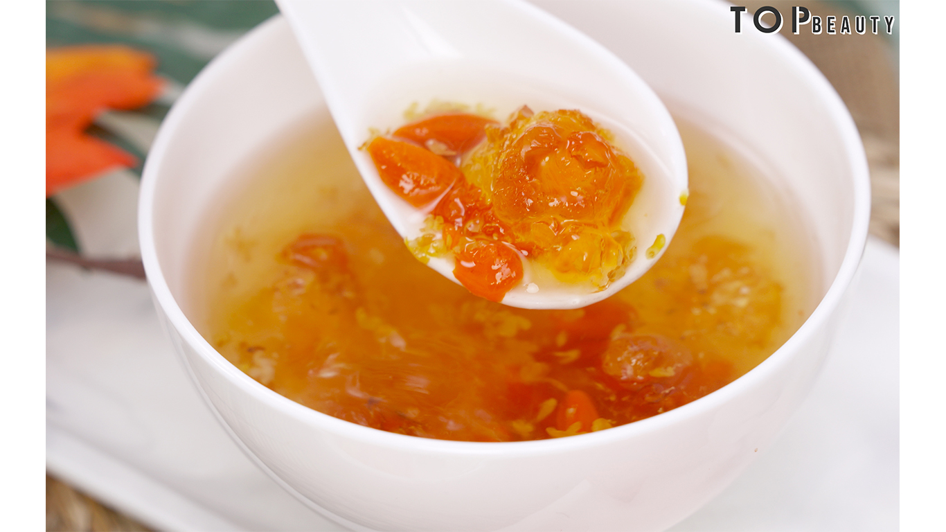 桃膠枸杞桂花蜜