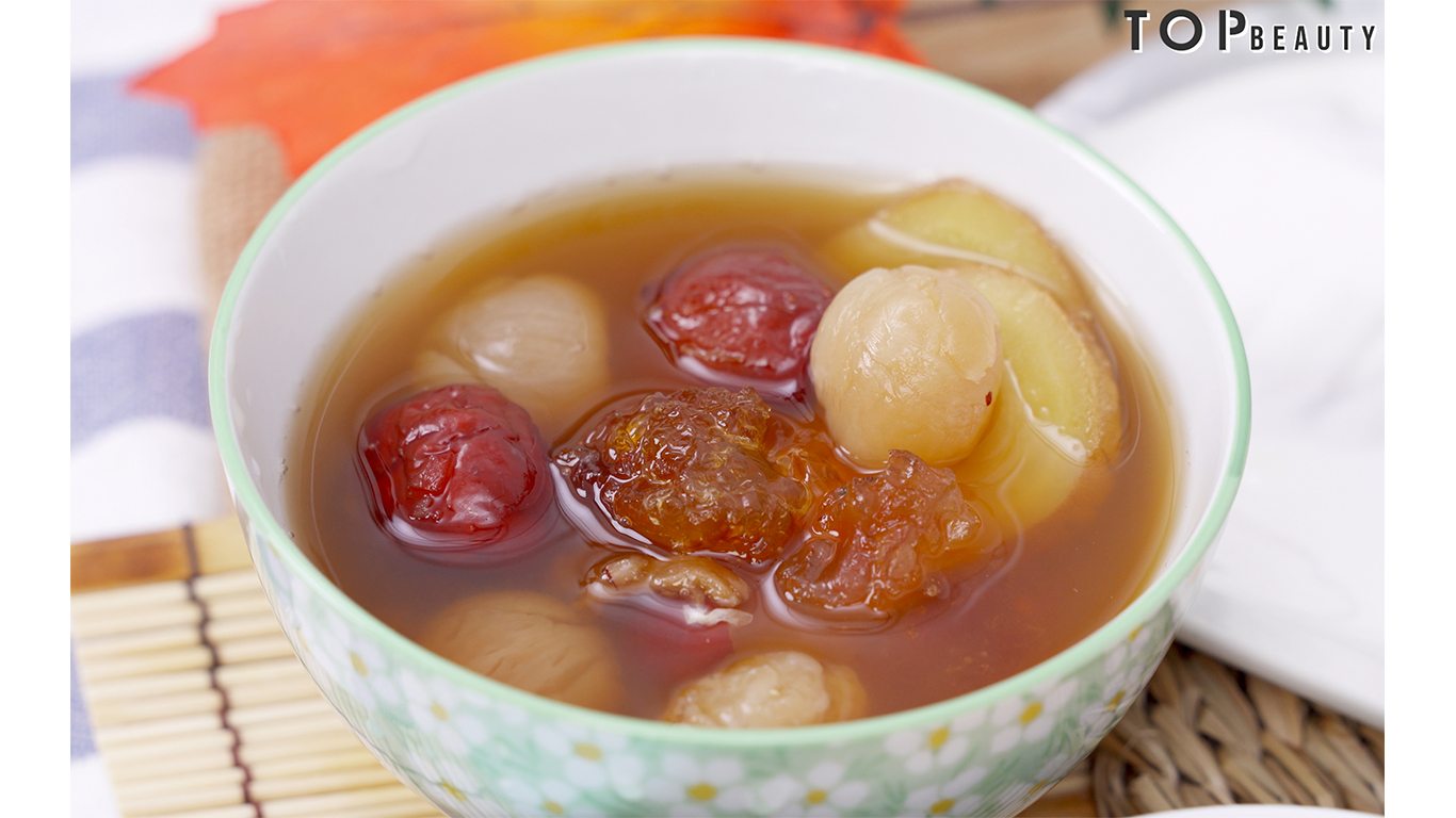 桃膠紅棗桂圓茶