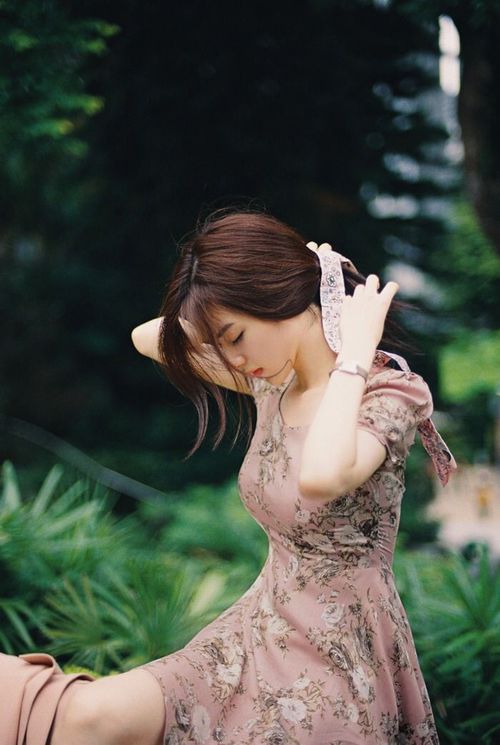 woman with long hair