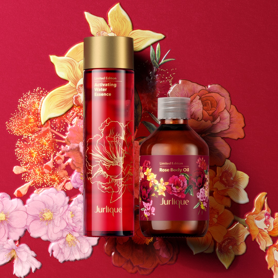 Jurlique活肌水精華新春限量版 HK$490 / 150ml Jurlique玫瑰按摩油新春限量版 HK$700 / 200ml