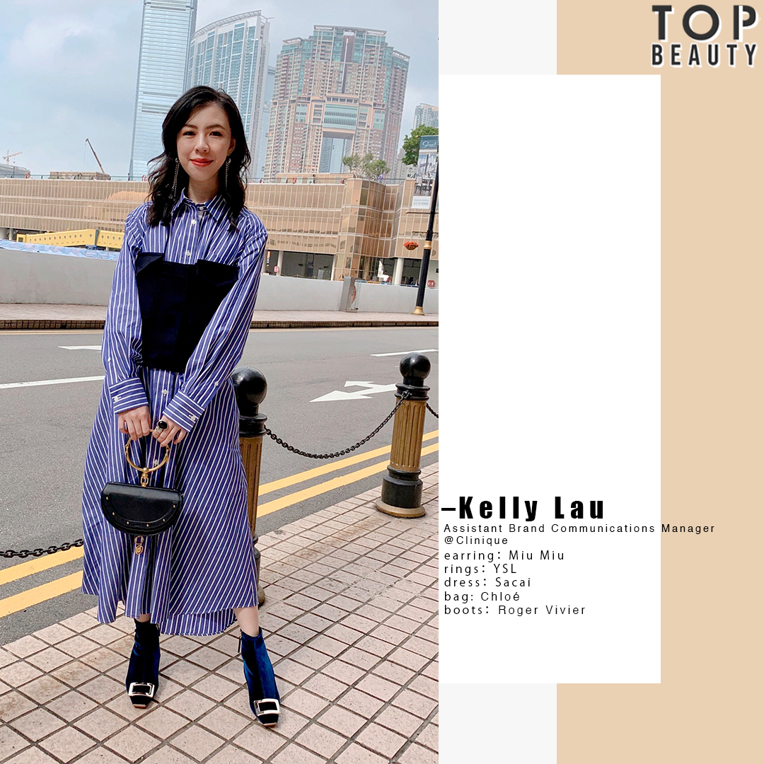 【Top Style】美容公關上班穿搭:連身裙配尖頭短靴 簡約易襯穿出隨性時尚