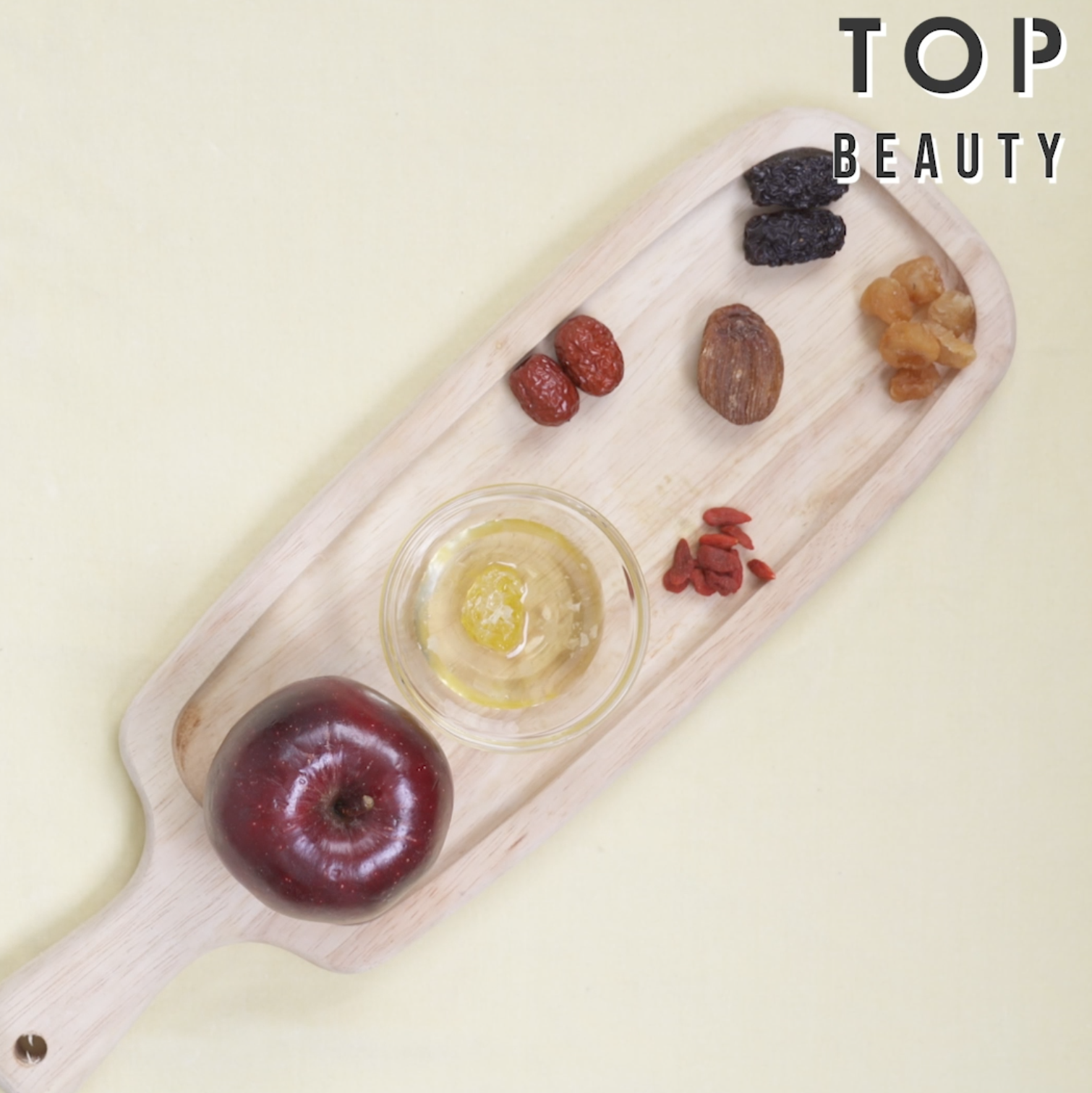  蘋果桂圓南棗蜜 材料表