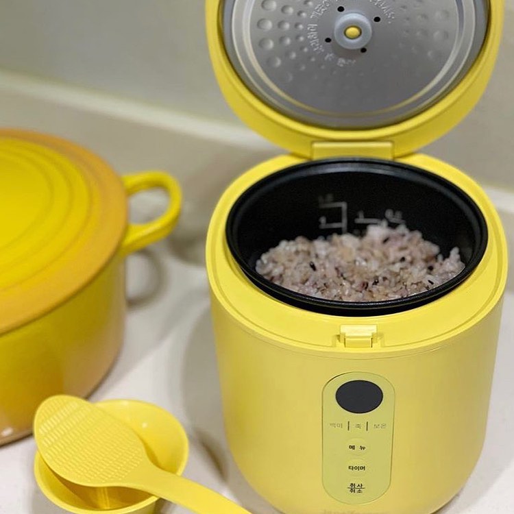 【韓國迷你電飯煲】馬卡龍色系、小飯量 適合小家庭或單身女孩 抗疫留在家變食神