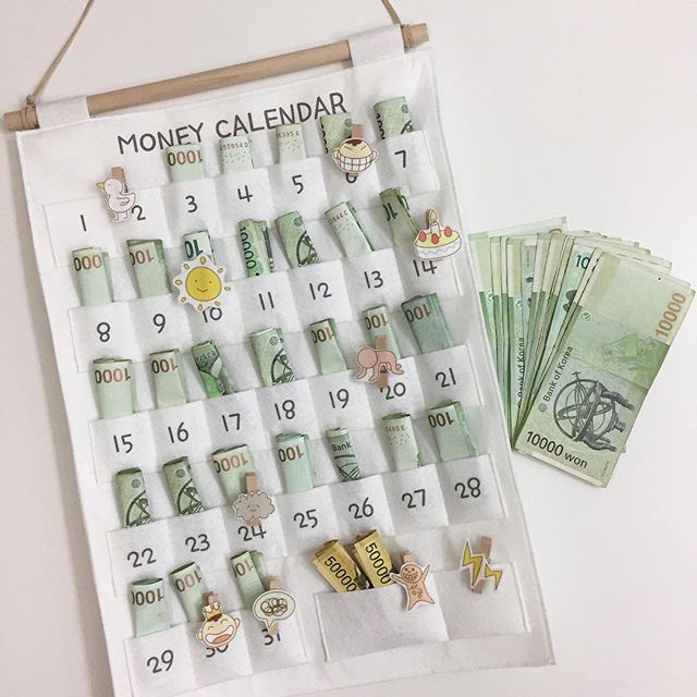 【另類儲錢法】簡單又有趣的韓國儲蓄月曆 每日儲100蚊 一年儲到$36,000