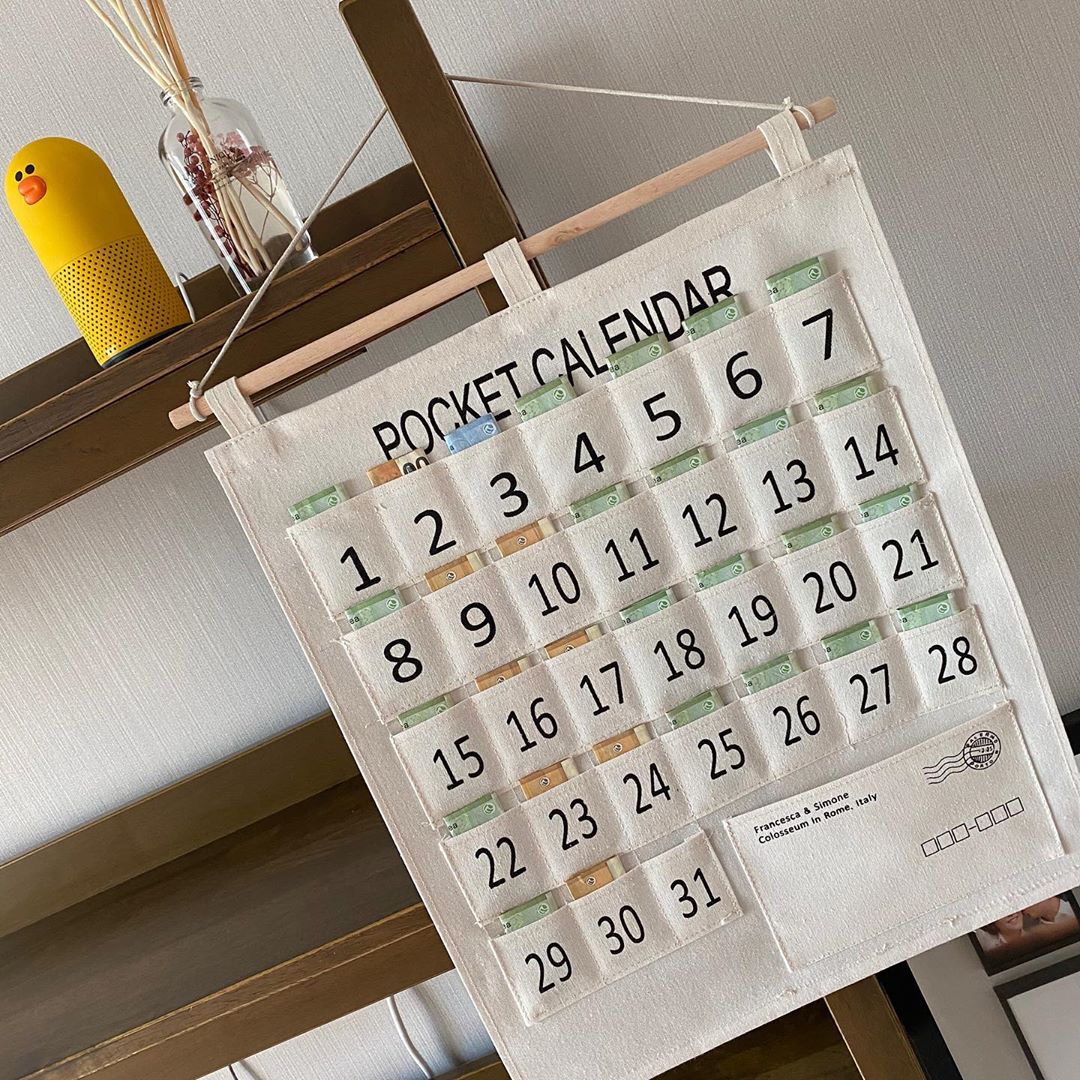 【另類儲錢法】簡單又有趣的韓國儲蓄月曆 每日儲100蚊 一年儲到$36,000