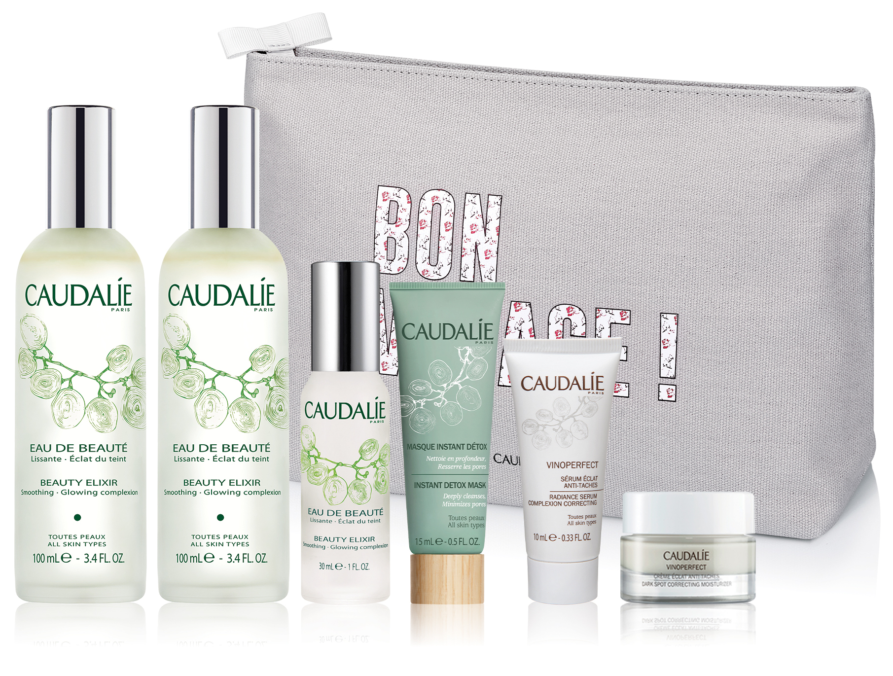 Caudalie皇后水亮肌煥膚套裝