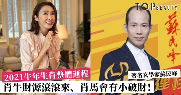 【蘇民峰2021牛年生肖運程】12生肖整體運勢!肖牛財源滾滾、馬會有小破財?