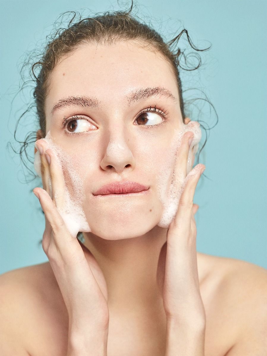 Wash face