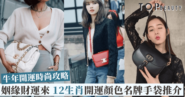 2021牛年開運攻略!12生肖開運顏色手袋推介,催旺桃花、招貴人,財氣滾滾來