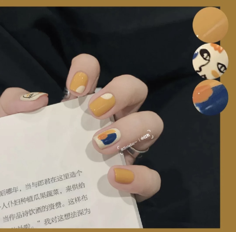 8款Pantone「亮麗黃」美甲圖鑑