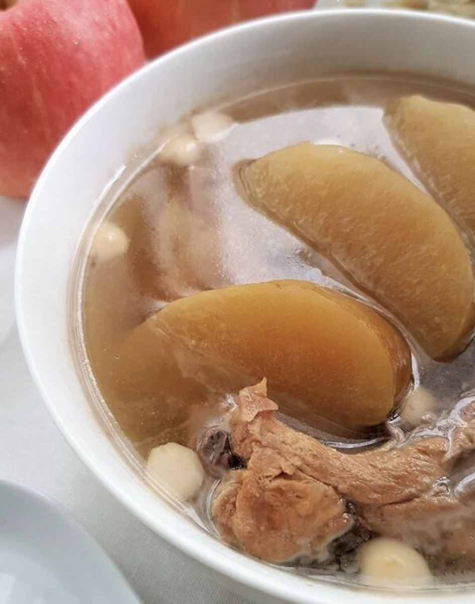 木耳蘋果紅棗陳皮瘦肉湯