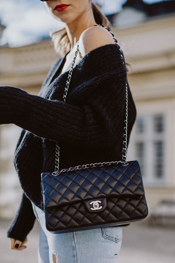 Chanel手袋】7款萬年不敗純黑色手袋有hobo、水桶袋、經典款等