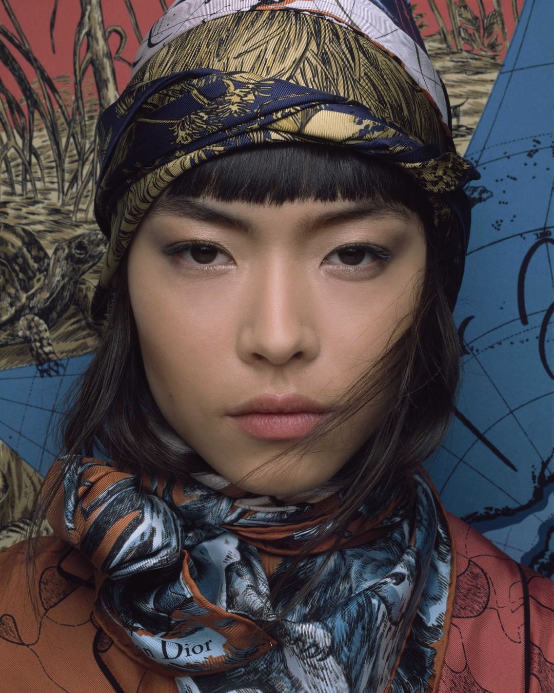 絲巾向來都是女士以作保暖之用