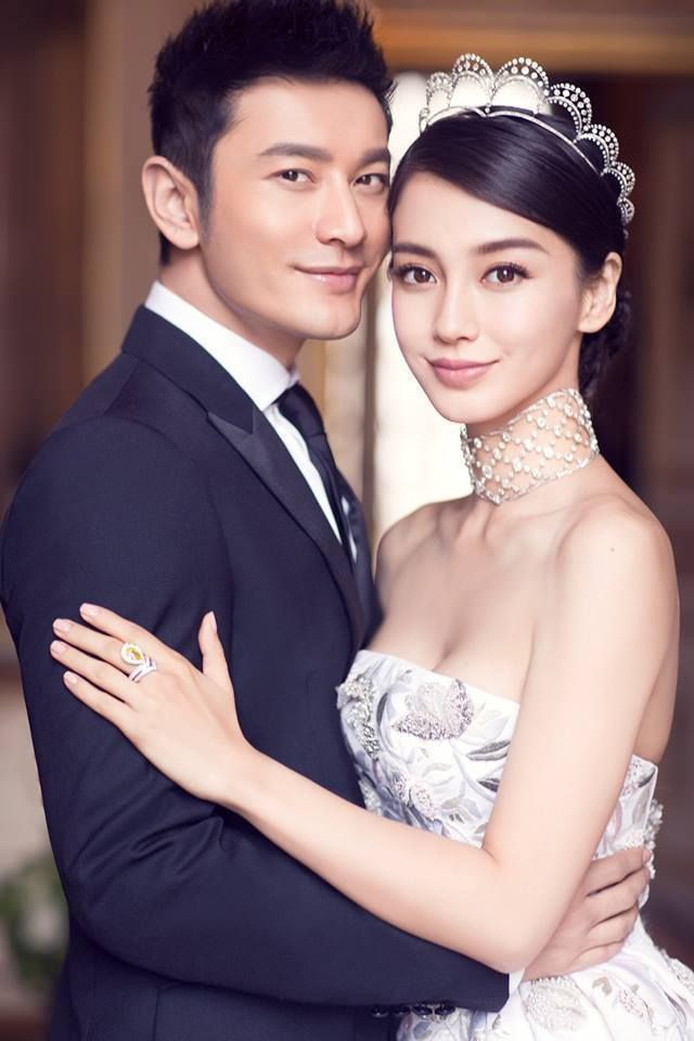 黃曉明與Baby楊穎的婚紗照。