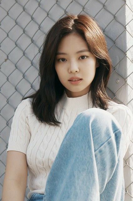Jennie中長髮造型