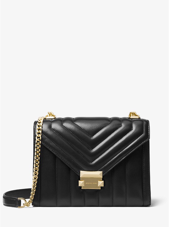 Michael Kors Whitney Large Quilted Leather Convertible Shoulder Bag