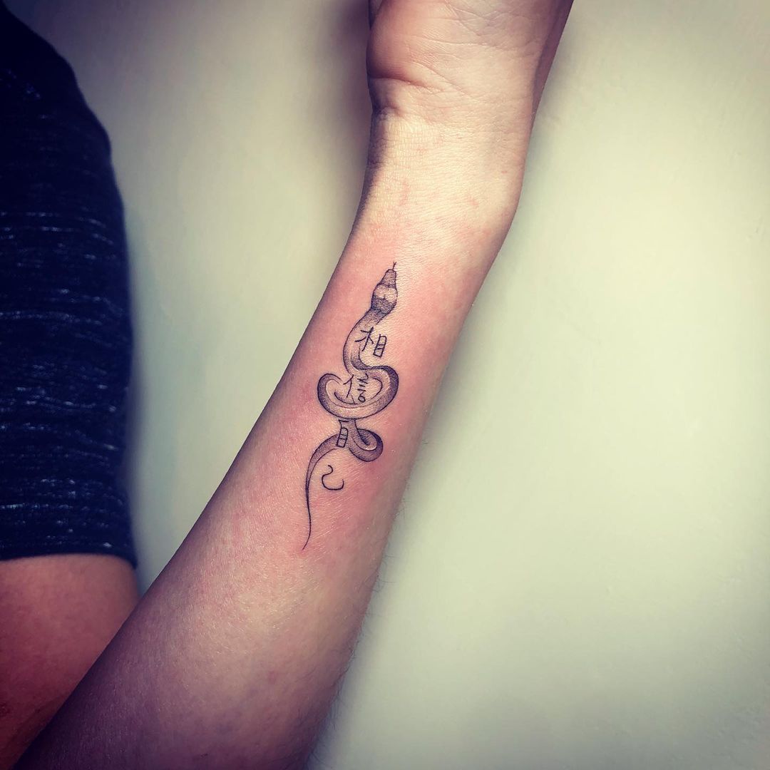 戴資穎手臂的紋身別具意義