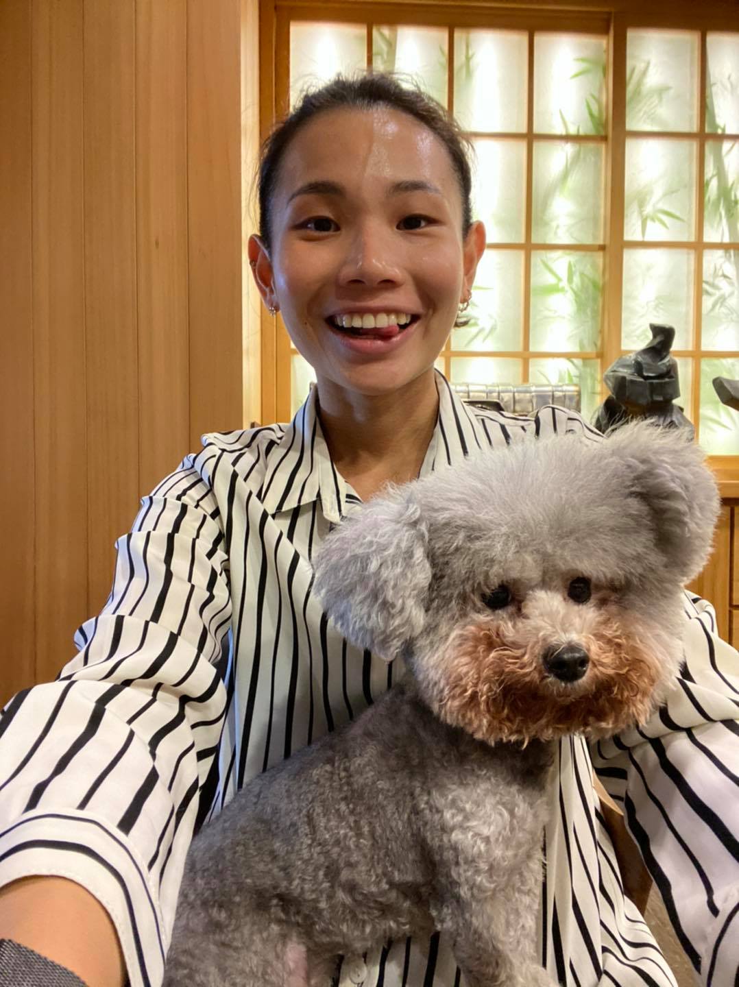 戴資穎有一樣是從小朝思暮想的心願，就是想養一隻狗狗來作伴。