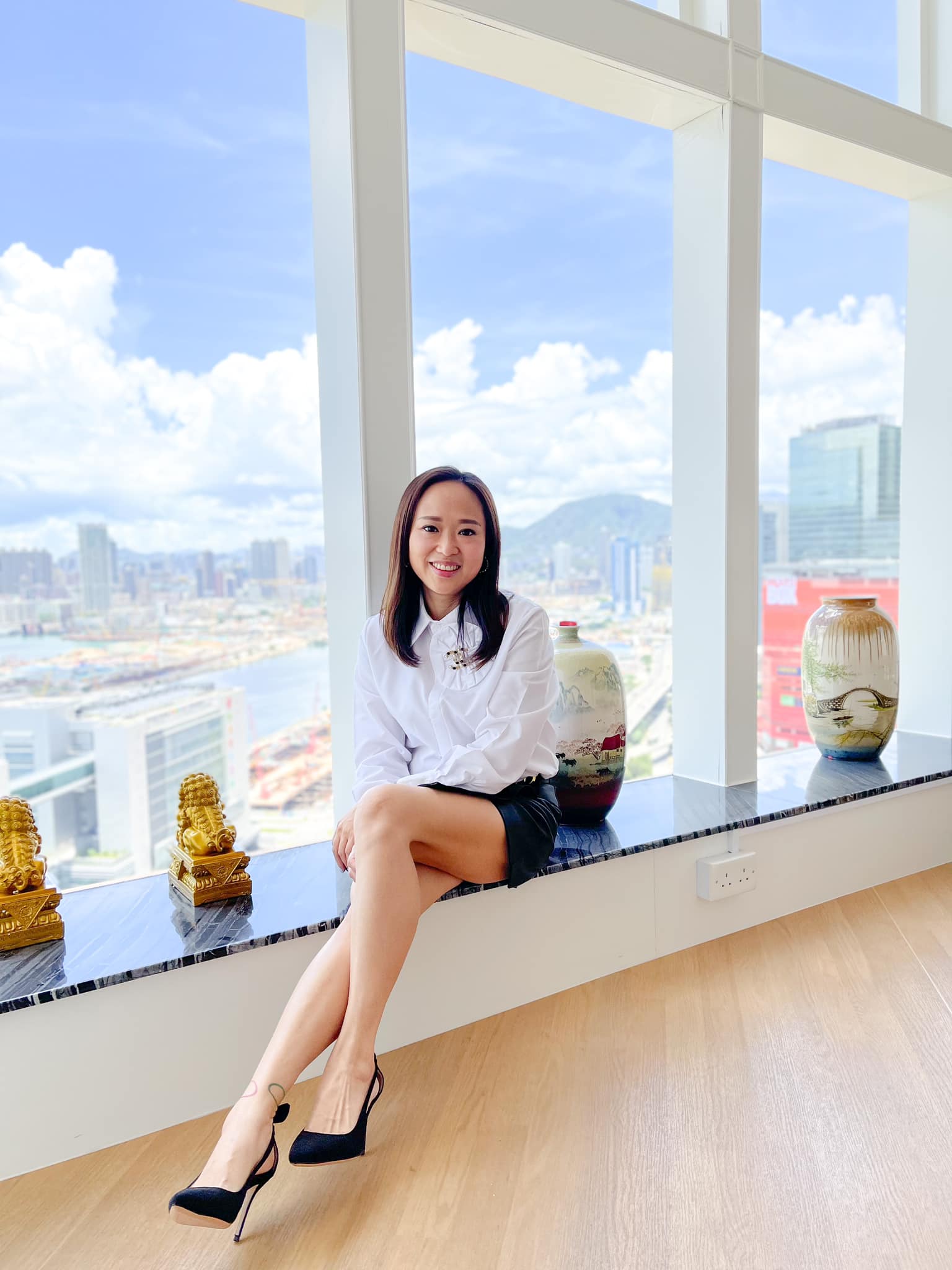 阿Bob林盛斌分享老婆黃乙頤的近照。