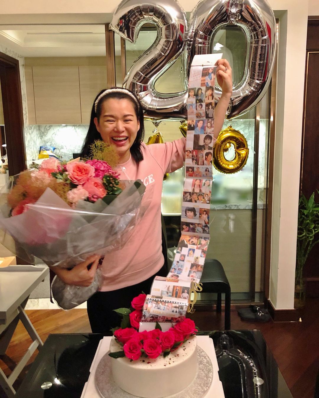 胡杏兒收到李乘德準備的生日驚喜。