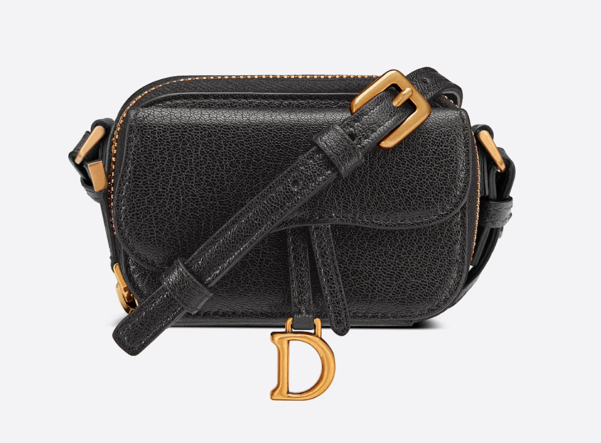 Dior 迷你Saddle Bag 可以放進Air Pods及消毒搓手液等小物