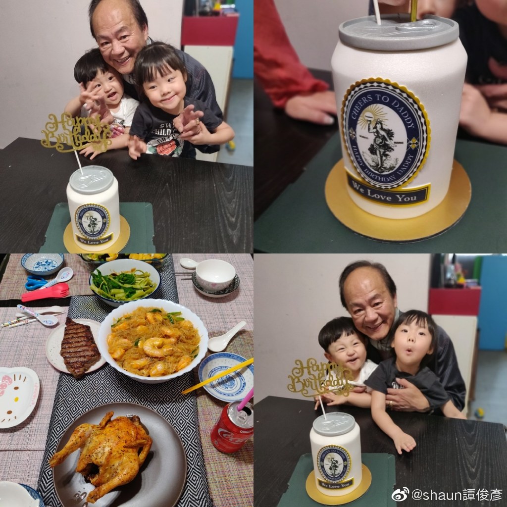 狄龍與兩個孫關係超好。