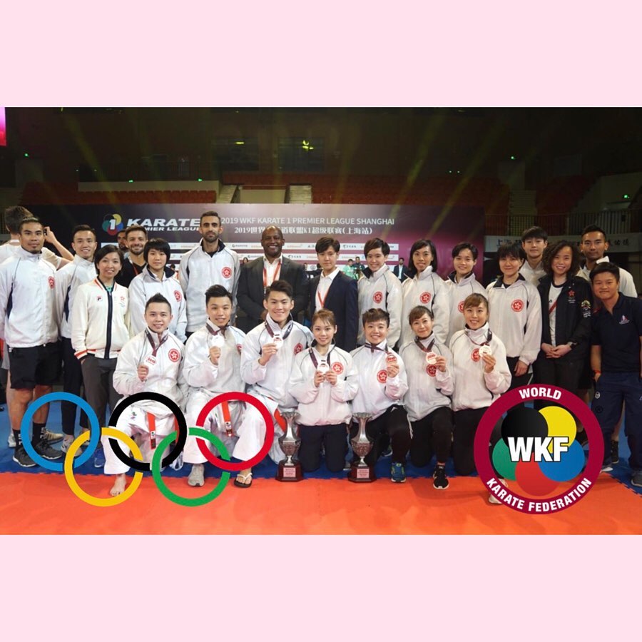 劉慕裳為香港出賽世界空手道聯賽。