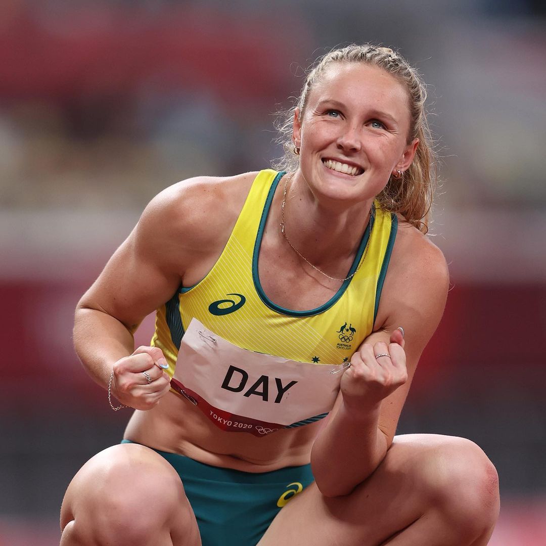 Riley Day得知自己創下個人最佳紀錄。