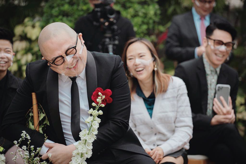 阿Bob林盛斌與老婆黃乙頤的生活照。