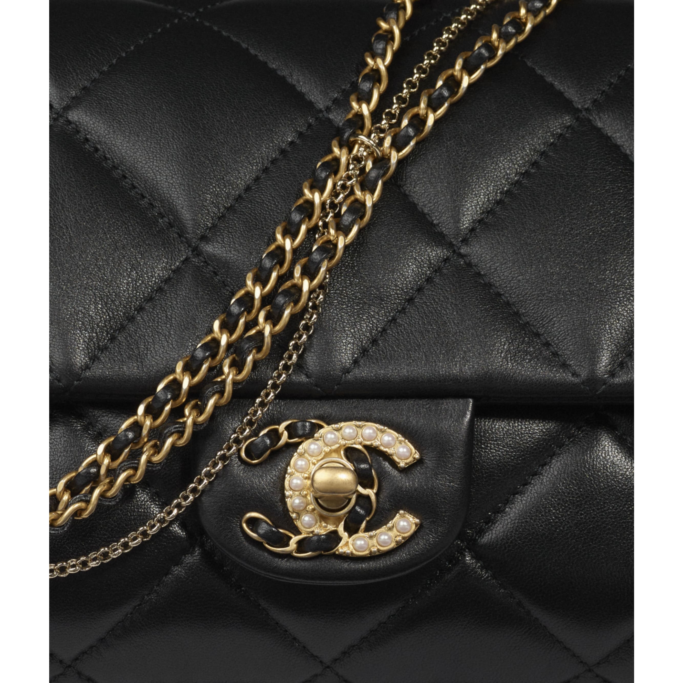Chanel 垂蓋手袋細節