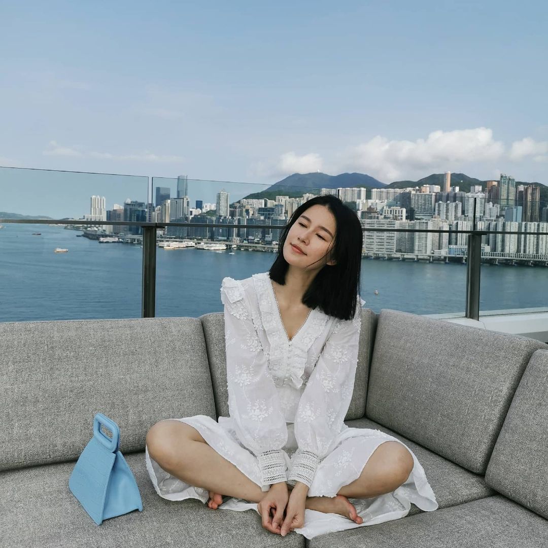 黃翠如Maje Pyramid Bag
