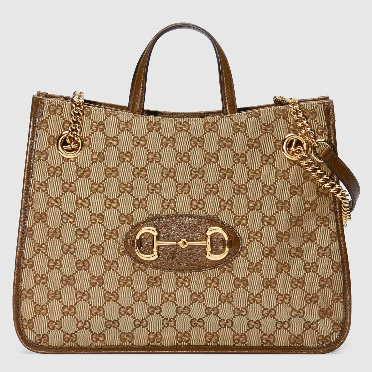 Gucci馬銜扣1955中型手提袋