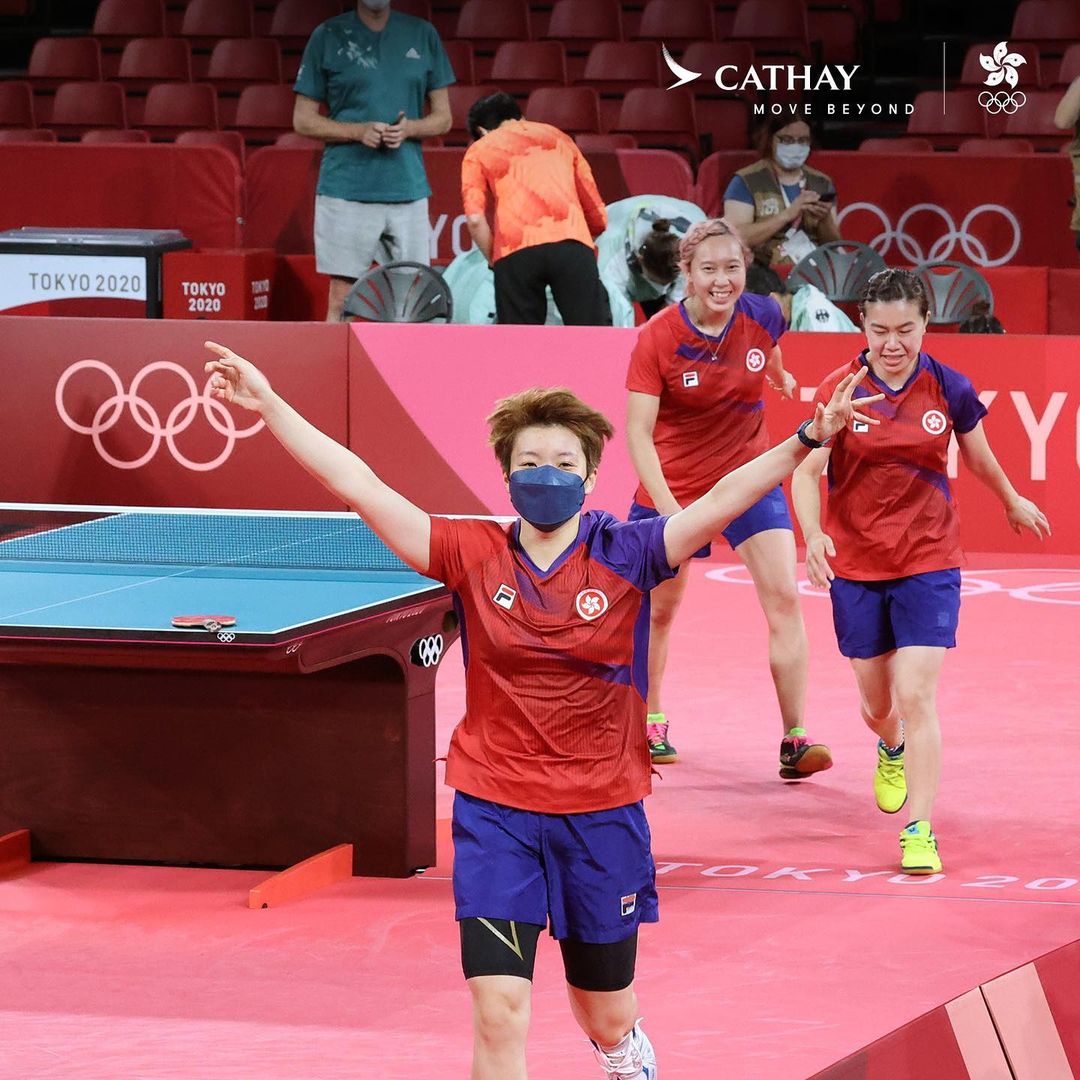 三位女將超開心!