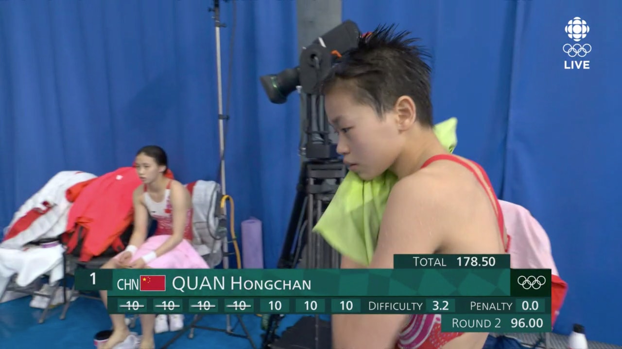 全紅嬋跳水成續