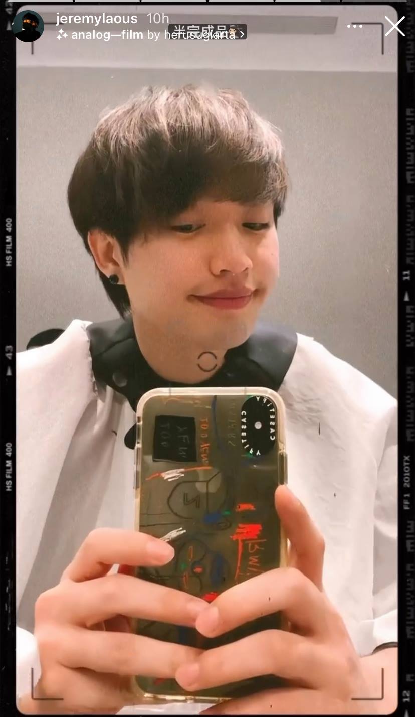 Jer柳應廷剪頭髮