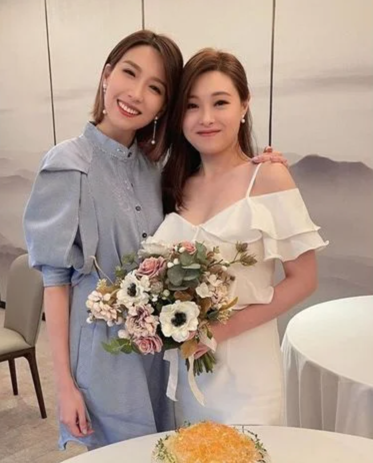 TVB花旦姚子羚(原名:饒慧玲)有位妹妹饒慧珊