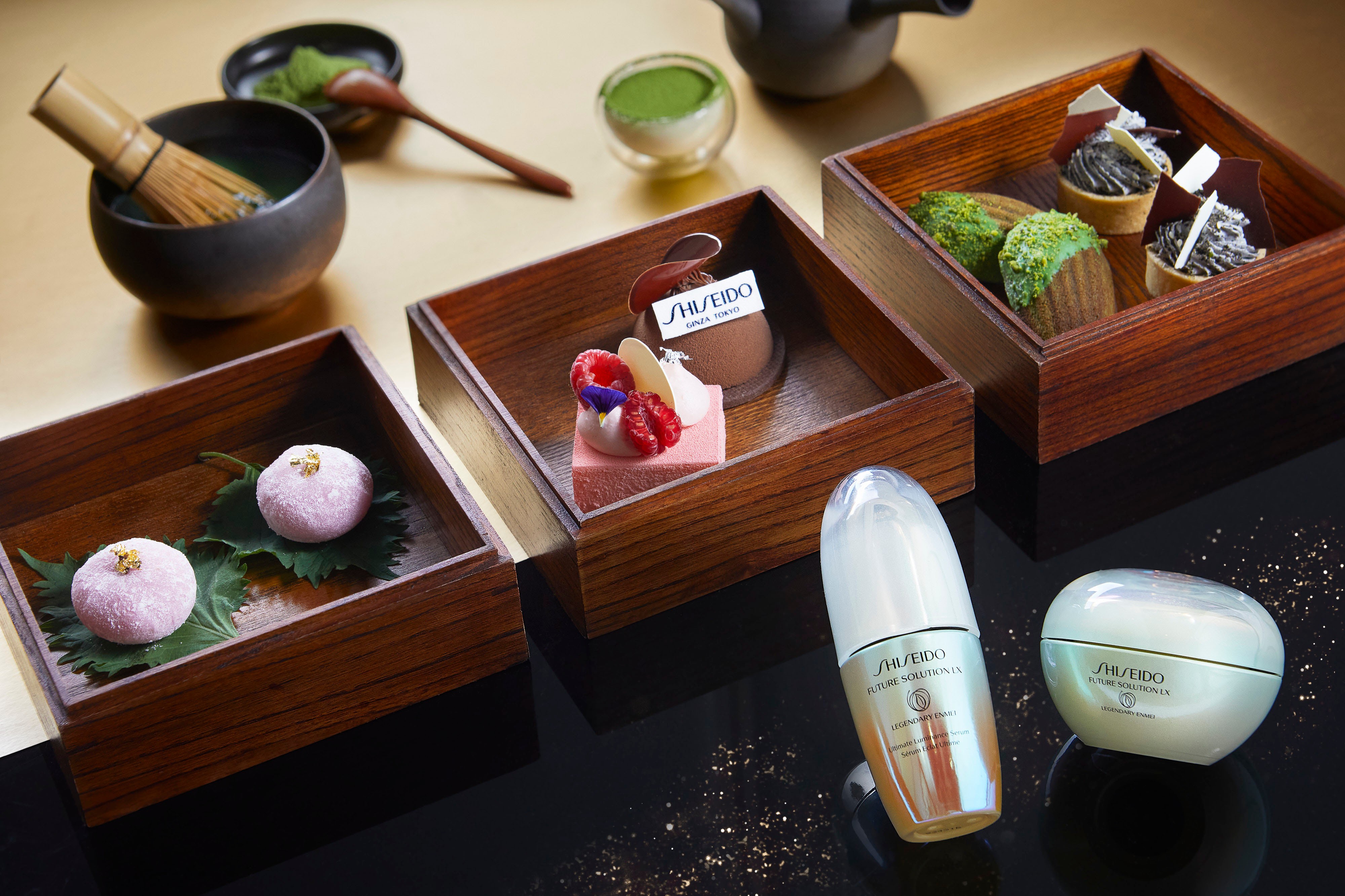 SHISEIDO x 香港文華東方酒店「晶鑽極光傳奇下午茶」