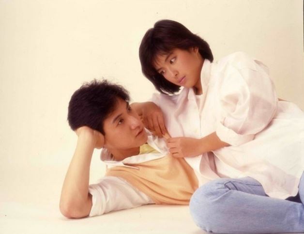 張學友與羅美薇拍電影《痴心的我》認識。