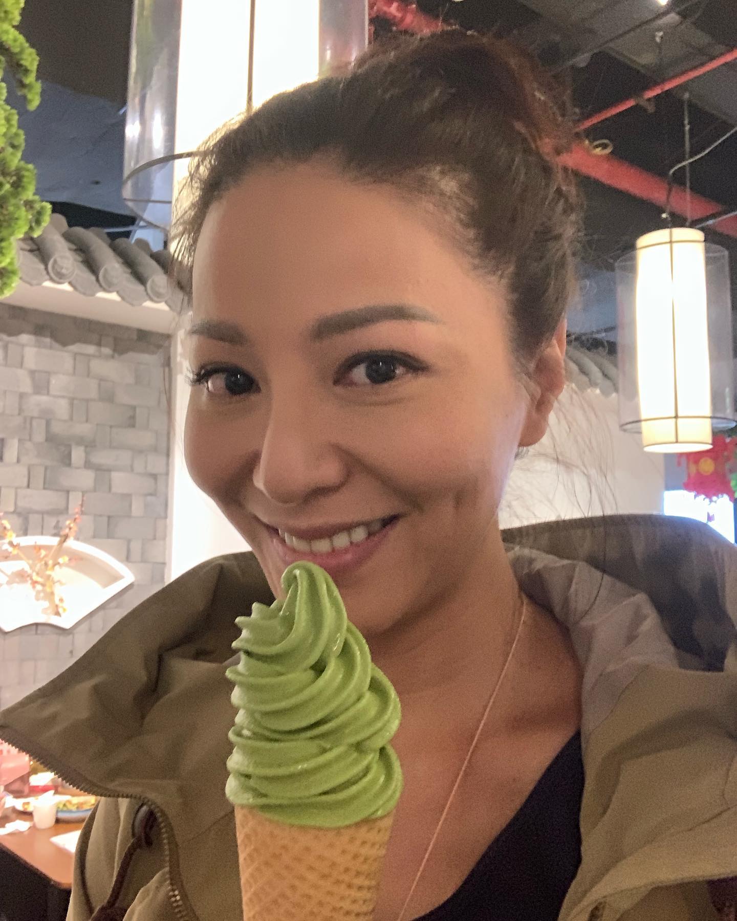 滕麗名喜歡抹茶雪糕
