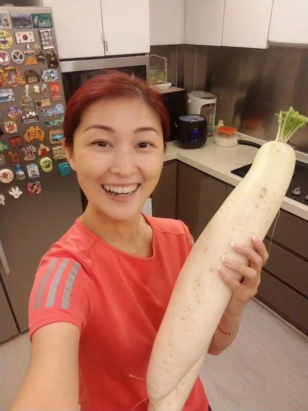 陳琪平時有種菜自給自足