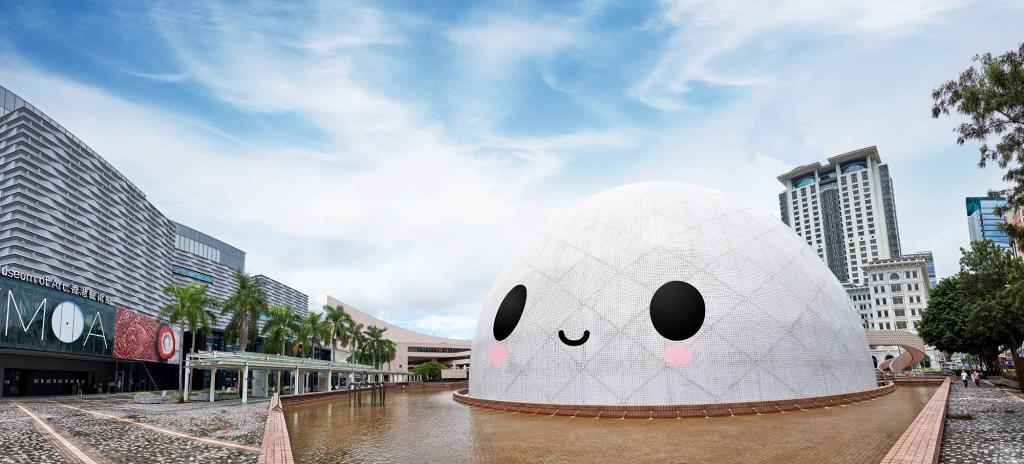 香港太空館更會化身微笑月亮