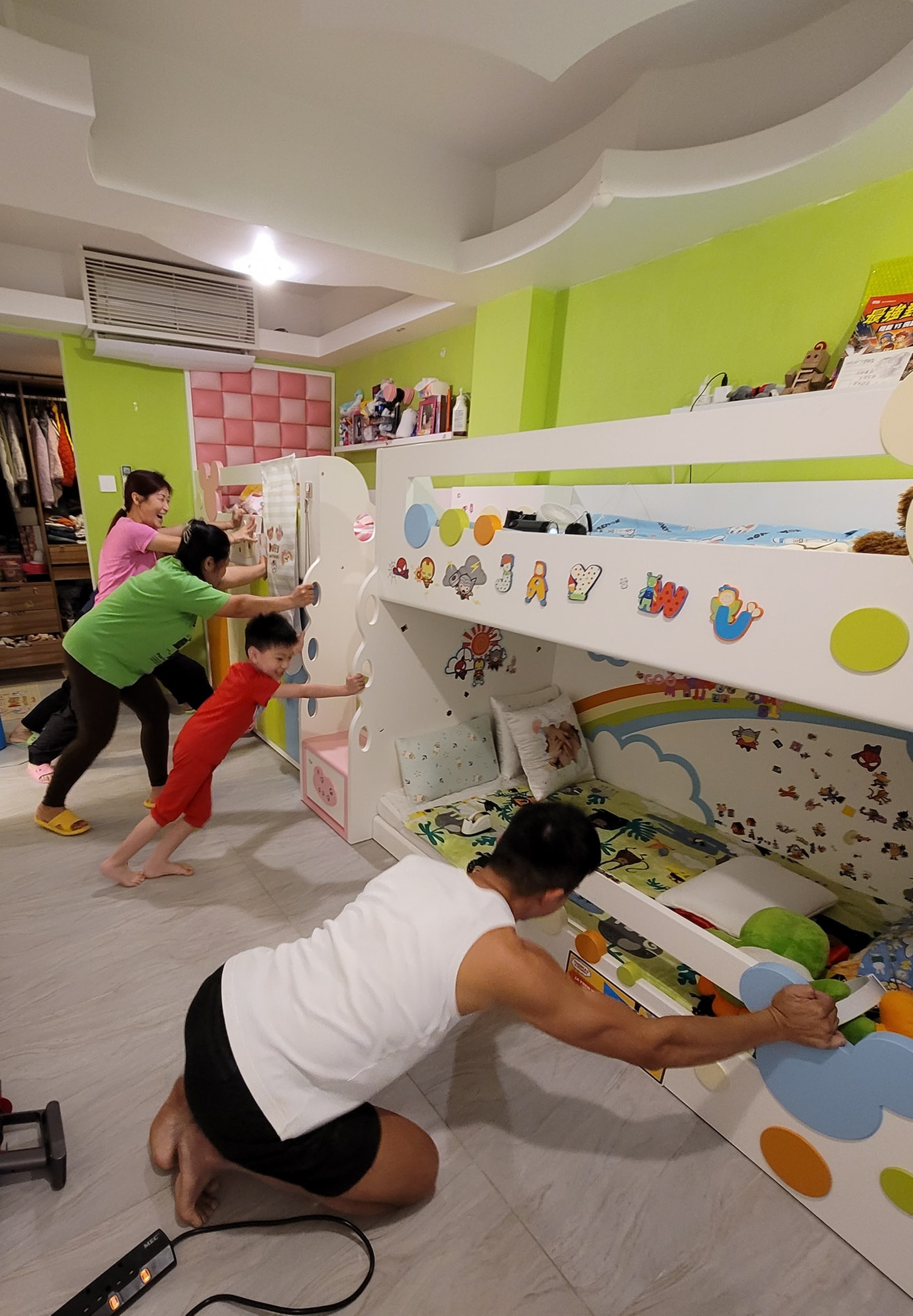 胡諾言家中裝潢自己一手包辦