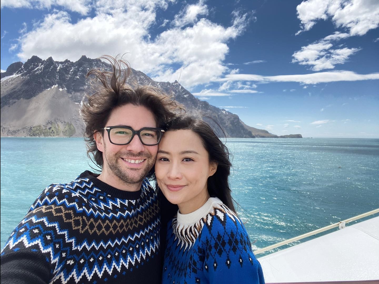 陳法拉與法籍老公Emmanuel Straschnov好恩愛