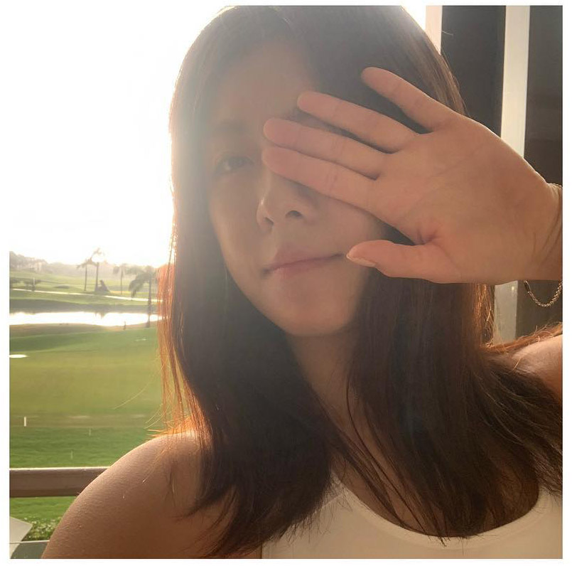 河智苑不用開工時會儘量保持素顏