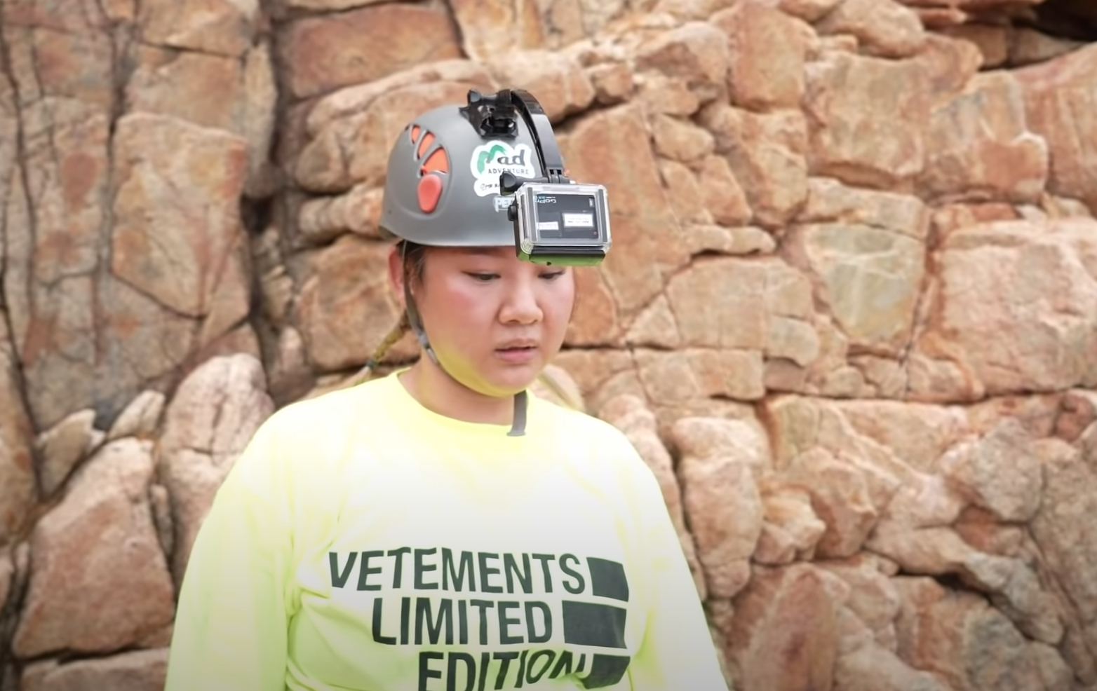 鄭欣宜挑戰攀石及飛索兩件大事