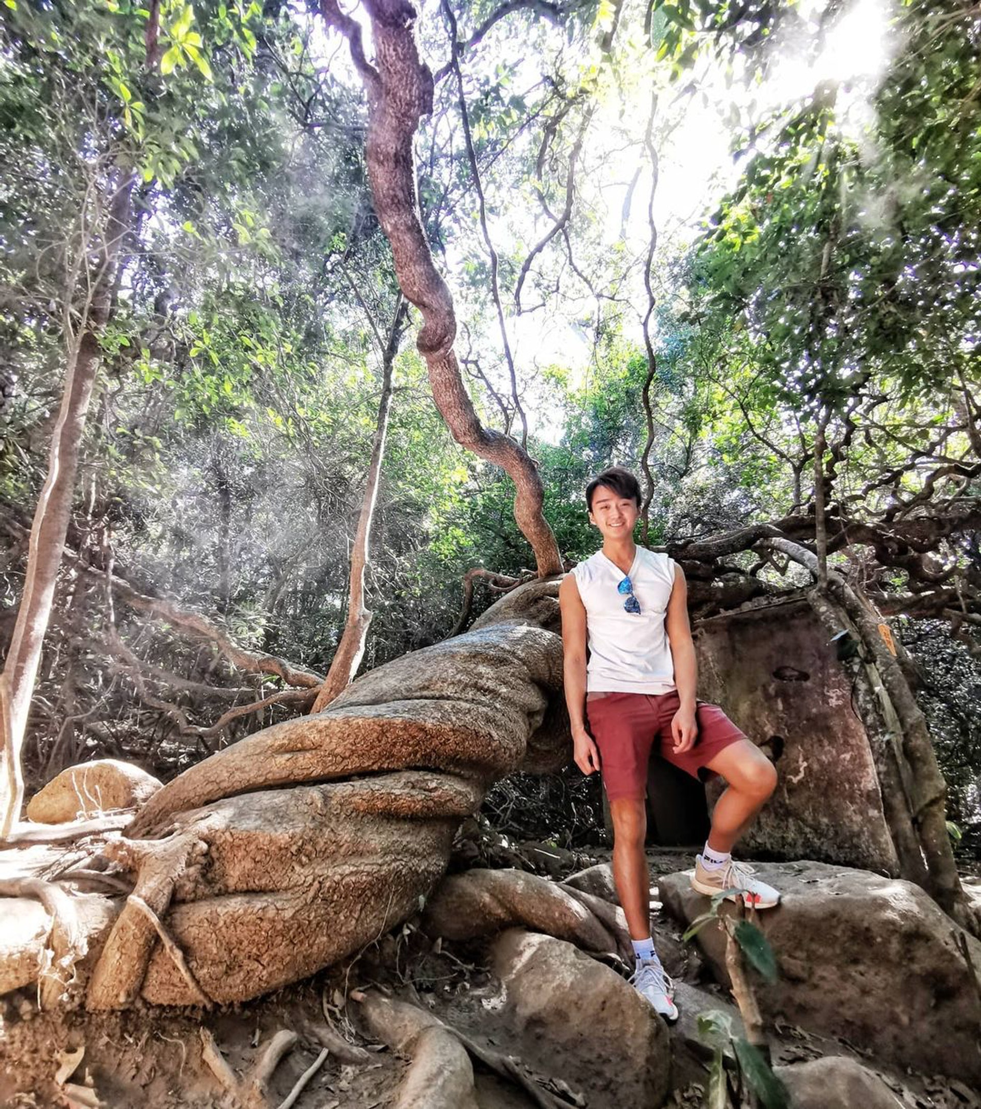 梁彥宗熱愛旅遊