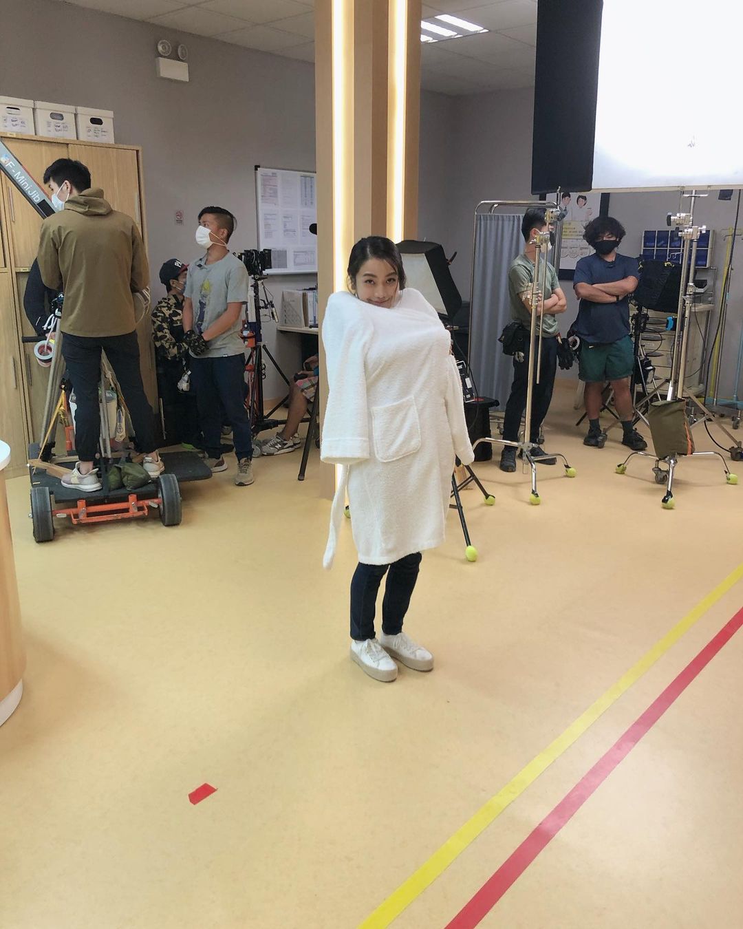 《星空下的仁醫》姜麗文拍攝當天原來非常寒冷。