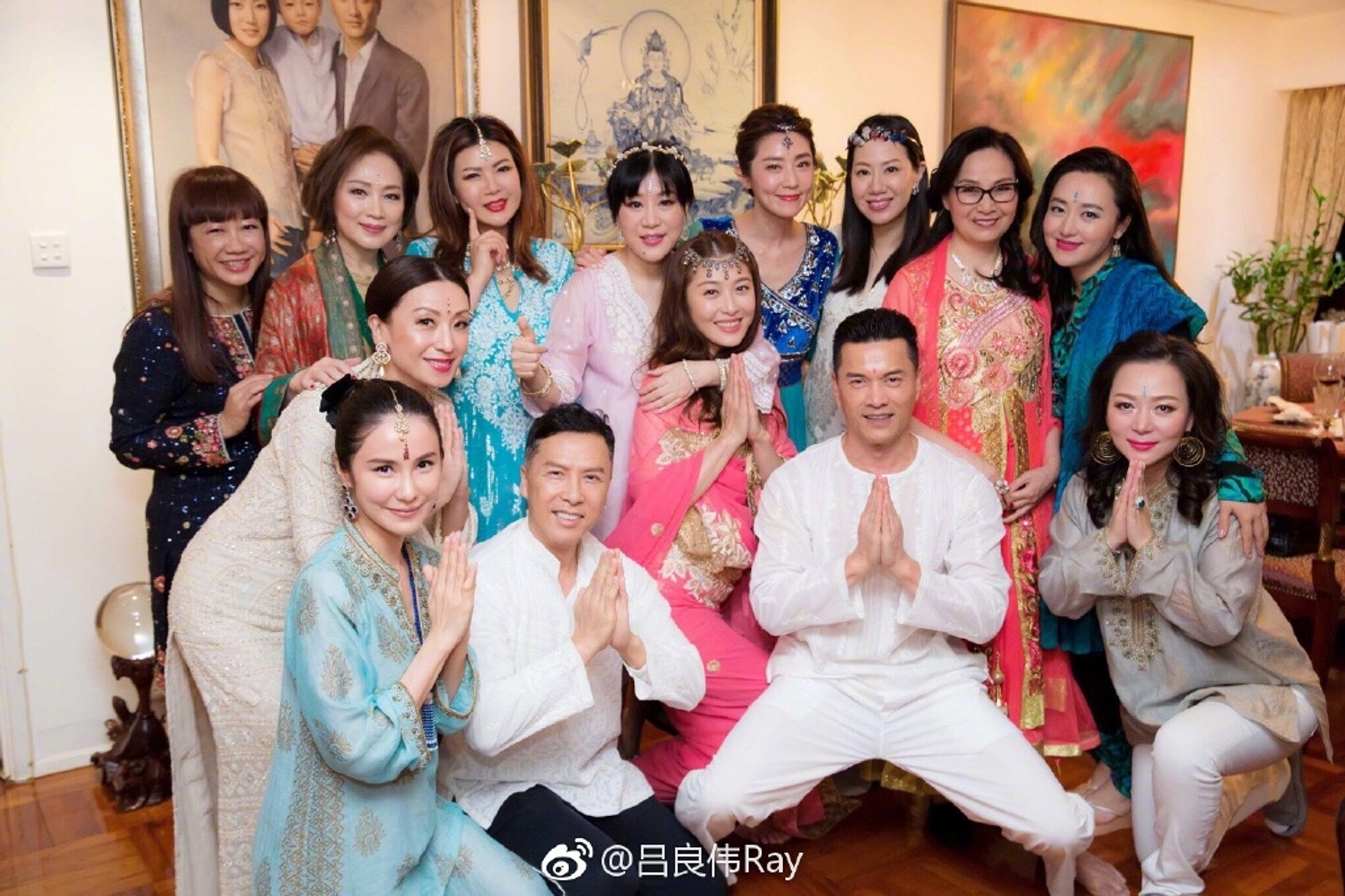就連關之琳、甄子丹夫婦、張玉珊、周勵淇等人都是座上客。