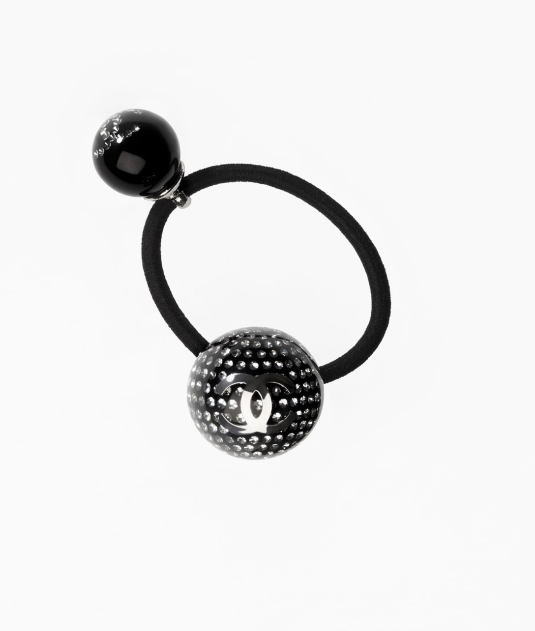 Chanel水鑽黑色波波髮飾 $5,700