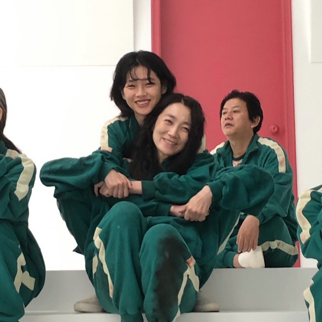 《魷魚遊戲》「韓美女」金姝怜與「姜曉」鄭浩妍感情很好